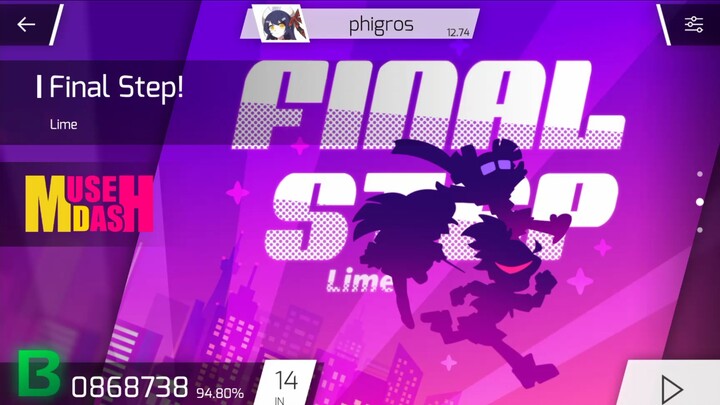 phigros × muse dash】Kejang tanda meow di sebelah kiri dapat diklik