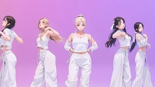 Animasi Tari Ai ITZY "None of My Business" 4K