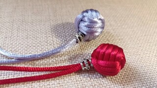 The most beautiful Chinese knot - monkey fist knot