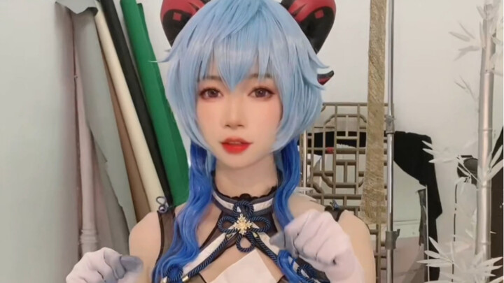 [Yinjiang] Ganyu cos fan sườn xám