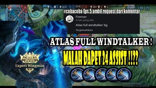 ATLAS FULL ITEM WINDTALKER !  #cobacoba Eps.5