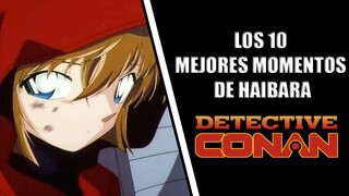 TOP 10 MEJORES MOMENTOS DE AI HAIBARA EN DETECTIVE CONAN