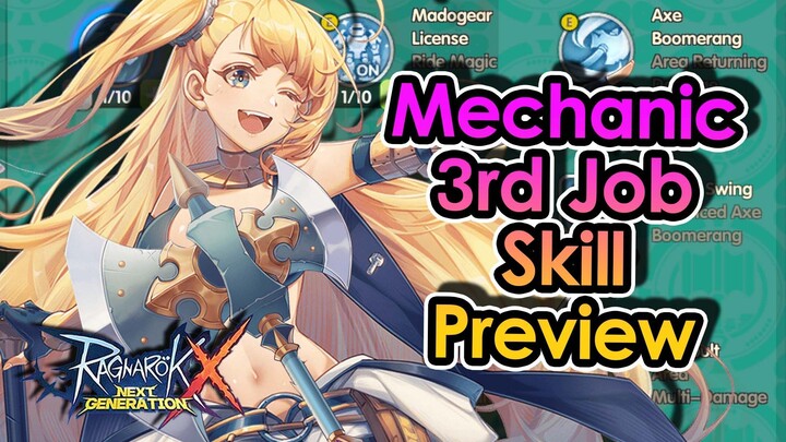 [ROX Global] Mechanic 3rd Job Just Got INTERESTING ! Full Skill Reveal | King Spade