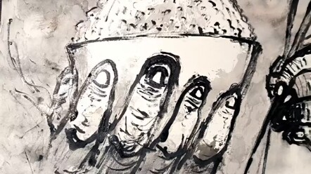 端起碗吃饭，放下筷子骂娘