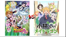 Futari wa Pretty Cure Max Heart VS Miss Kobayashi's Dragon Maid Verse