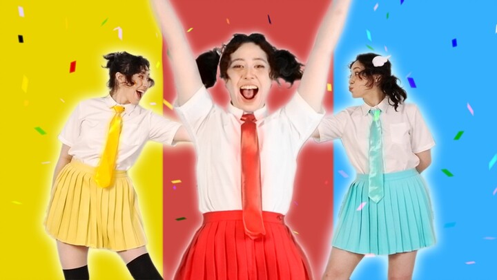 [Original Choreography] Tree-Ring Cake · End Credits | Hatsune Miku vs. Kagamine Rin/Len vs. Akita N