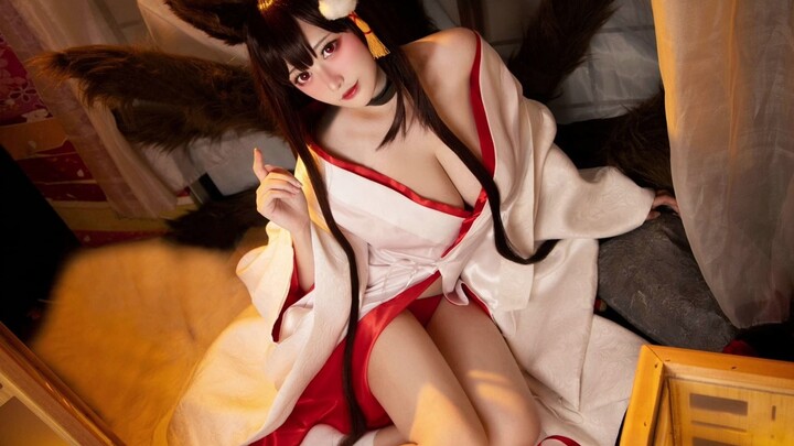 "Cosplay Treasure Beauty" Nian Nian_D Kimono Amagi ini benar-benar menarik perhatian!