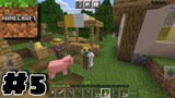Minecraft Pocket Edition NEW UPDATE Survival Mode Gameplay Part 5 - Villager