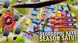 GILA GEORGOPOL RAME BANGET! KAYA SEASON SATU! TEMBUS 15 K1LLS! - PUBG MOBILE