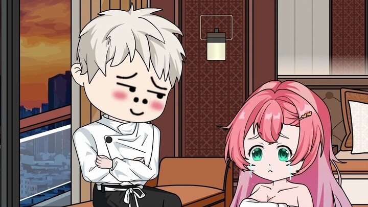 The old man doesn't pay back the money, so I punish his peerless girlfriend