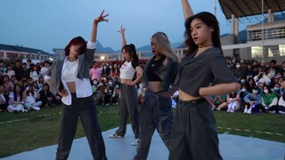 【4K 50P】Tampilan super close-up dari tarian acak pertama Universitas Sains dan Teknologi Elektronik 