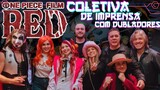 COLETIVA DE IMPRENSA DE ONE PIECE RED ! com TODOS os DUBLADORES!