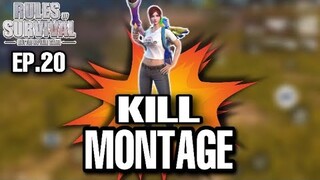 INSANE KILL MONTAGE😈🔥 / Rules of Survival / Ep.20