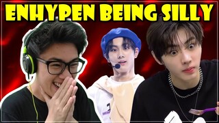 enhypen funny moments to make your day reaction