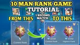 Rank Up Tutorial | Complete Details | Instant Mythical Glory 10k Points