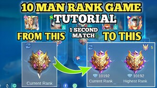 Rank Up Tutorial | Complete Details | Instant Mythical Glory 10k Points