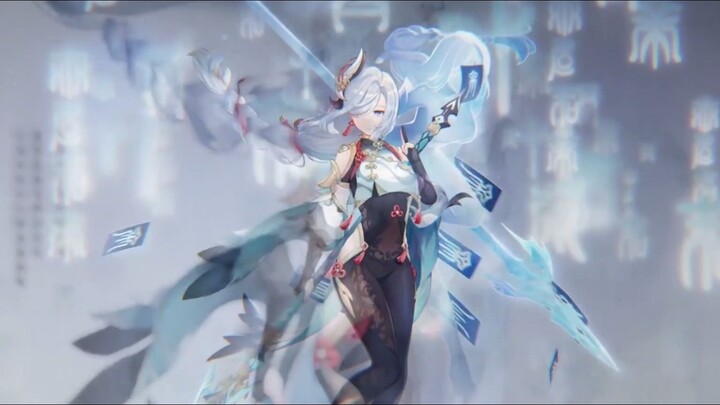 [เก็นชินอิมแพกต์] Shenhe ร่ายคาถาแปลงร่างได้สวยมาก