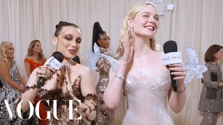 Elle Fanning Pays Homage to Sleeping Beauty at the Met | Met Gala 2024 With Emma Chamberlain