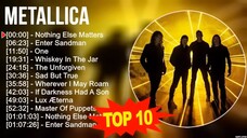 Metallica/Top 10 Hits Songs Playlist HD