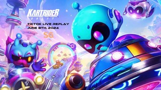 Playing Kartrider: Drift for a half hour time | TikTok LIVE Replay | June 8th, 2024