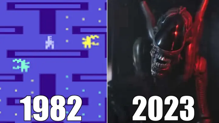Evolution of Alien Games [1982-2023]
