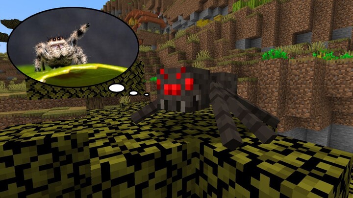 Ghibahin si Laba Laba Sunda di Minecraft! [ Minecraft Spider Fact Indonesia! ]