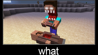 Minecraft รออะไร meme part 209 (ฮีโร่และชาวบ้านที่น่ากลัว)