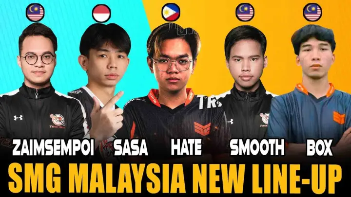 SMG HATE IN!! NEW LINE UP SMG MALAYSIA I MOBILE LEGENDS