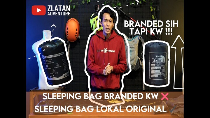 SLEEPING BAG BRANDED TAPI KW ❌ MENDING MEREK LOKAL TAPI ORIGINAL DAN JELAS ❗️❗️❗️