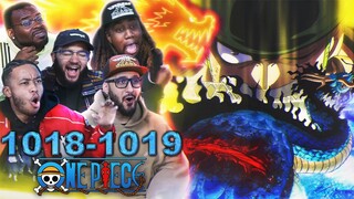 ZORO GIVES KAIDO A NEW SCAR?! One Piece Eps 1018/1019 REACTION