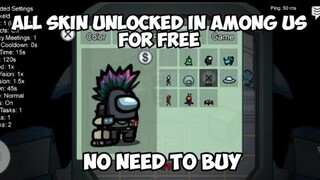 HOW TO UNLOCK ALL SKIN IN AMONG US (TAGALOG)