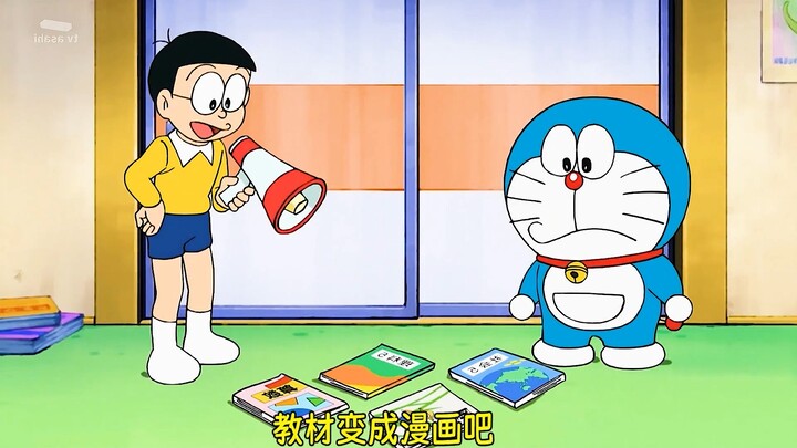 Nobita had planned to use the retribution potion to get back at his teacher, but much to his surpris