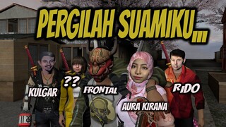 AKU PERGI P3R4NG ISTRIKU BERSABARLAH | ANIMASI WAJAH KULGAR, RIDO, SARAH VILOID, AURA KIRANA