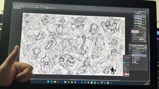 I designed 47 monsters at once.