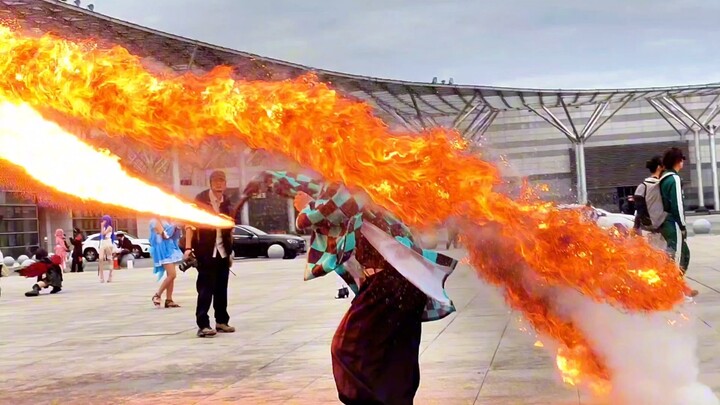 No special effects, real effects of the day's breathing scene