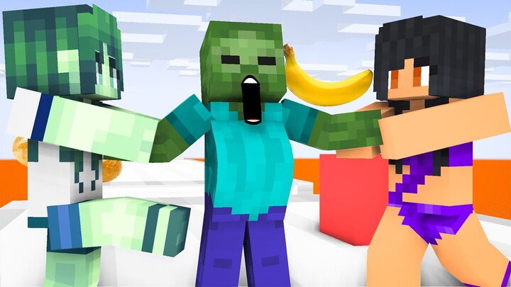 Monster School : FAT 2 FIT CHALLENGE 4 - Minecraft Animation