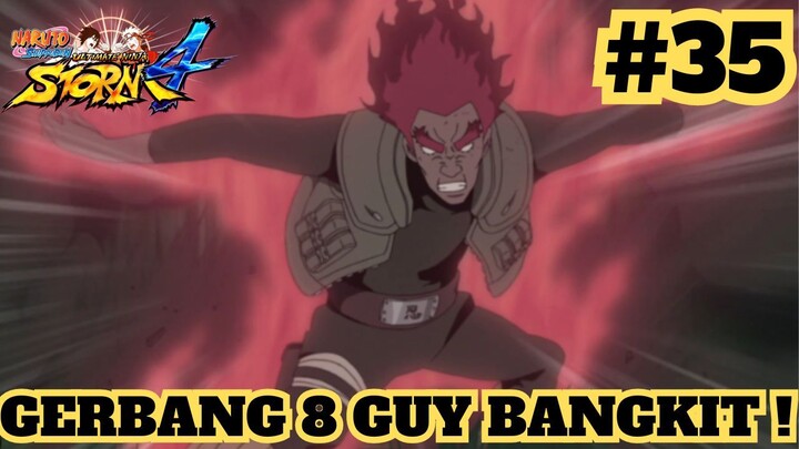 Bangkitnya Gerbang 8 Guy ! Naruto Shippuden Ultimate Ninja Storm 4 Indonesia #35