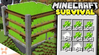 Building A HUGE SUGARCANE FARM In Minecraft 1.19 Survival! (#64)