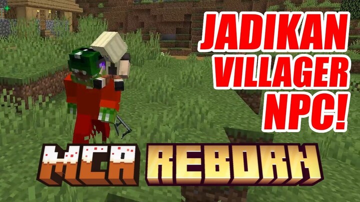Mulai dari Ngobrol Sampai bisa Nikah! [ Minecraft Indonesia MCA Reborn Mod Review! ]