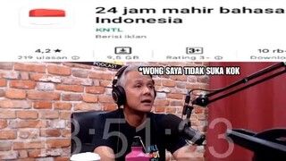 Wong Saya Suka Kok, Tapi Versi Sopan.. (24 jam mahir bahasa indonesia)