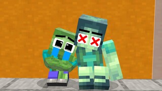 Monster School : Disability Family Story Baby Zombie - So Sad Story - Minecraft Animation