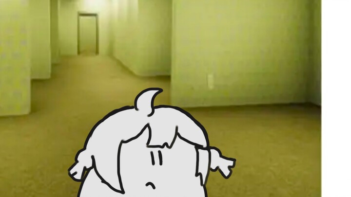 Warma falls into the Backrooms (sad)