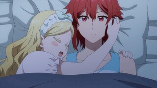 The yellow-haired girlfriend got into Xiaozhi's bed first, and the male protagonist couldn't hold it