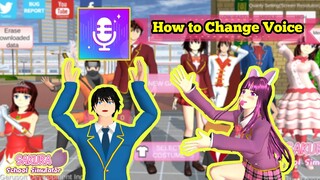 TUTORIAL: How to Change Voice for your Drama in Sakura School Simulator | Kat-kat Gaming 💕