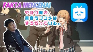 (BILIK BSTATION EPISODE 3) FAKTA - FAKTA MENGENAI OREGAIRU  - RIA (Repiew Anime)#7