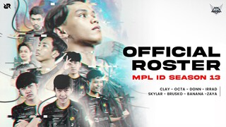 OFFICIAL ROSTER RRQ MOBILE LEGENDS FOR MPL SEASON 13