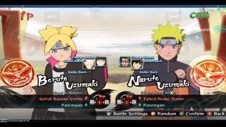 Boruto Uzumaki vs Naruto Uzumaki 🦊 Pertarungan bapak anak yg sangat membagongkan 🗿❗❗