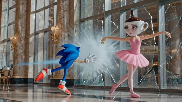 action sonic vs Ballerina Cappuccina Fortnite