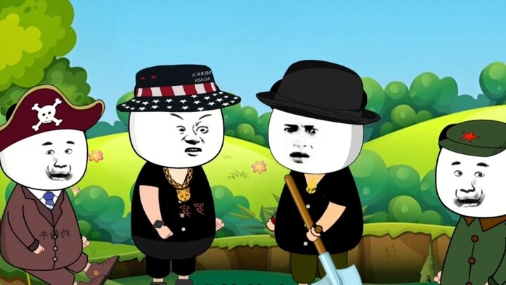 ชิ้นนี้เป็นถั่วของหลงเกอ ชิ้นนี้เป็นบ่อปลาของหลงเกอ ทั้งหมดเป็นของหลงเกอ