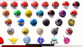 คุณรู้จัก Poké Ball เหล่านี้หรือไม่? มาดู Poké Balls ที่ถูกสร้างขึ้นในแอนิเมชั่นกัน